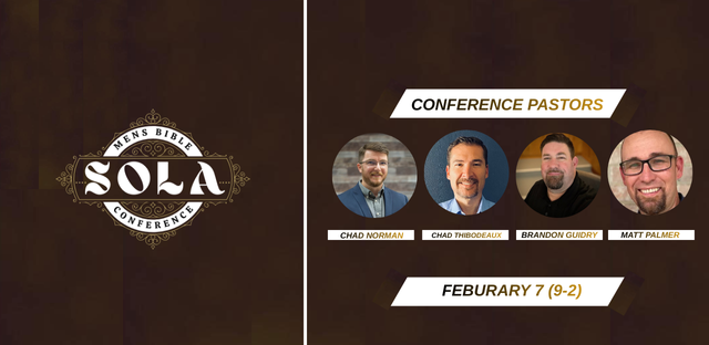 Sola Men’s Bible Conference Returns