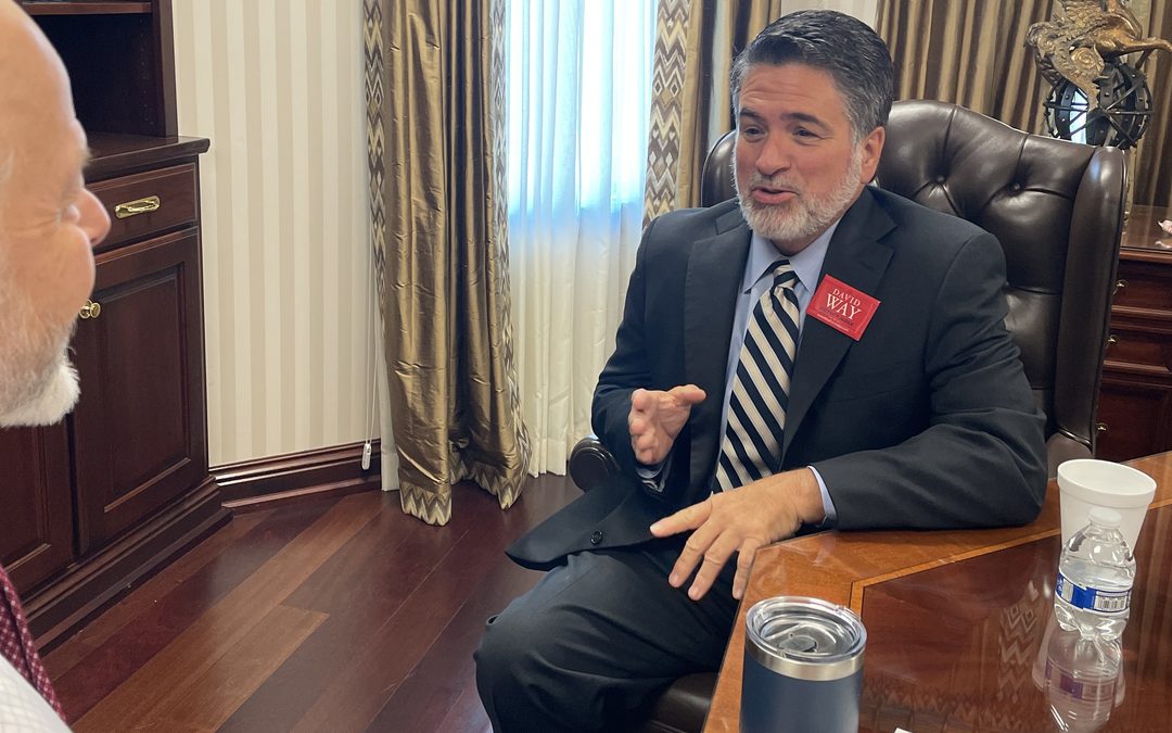 MEET DAVID WAY, 15TH JUDICIAL DISTRICT COURT DIVISION I CANDIDATE